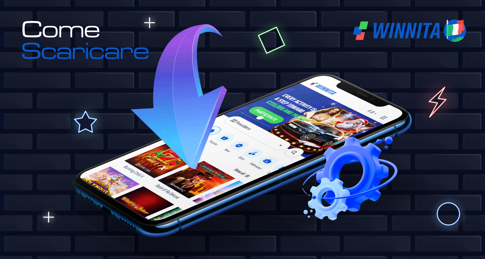 Installare Winnita su Android e iOS in Italia è facile